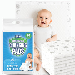 Eli with Love changing pad with soft quilted top for baby comfort.
