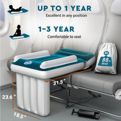 Elkid Toddler Airplane Bed high side walls offer added safety