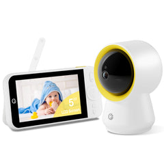 Ellie Baby Pro monitor no wifi display provides private viewing on a 5-inch screen.