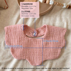 EllieHouse adjustable-snaps bibs grow with your baby for a perfect fit.