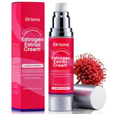 Elrisme estriol cream tube for menopause relief and vulvar comfort.