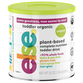 ELSE NUTRITION organic toddler formula packaging front promoting gentle nourishment for toddlers.
