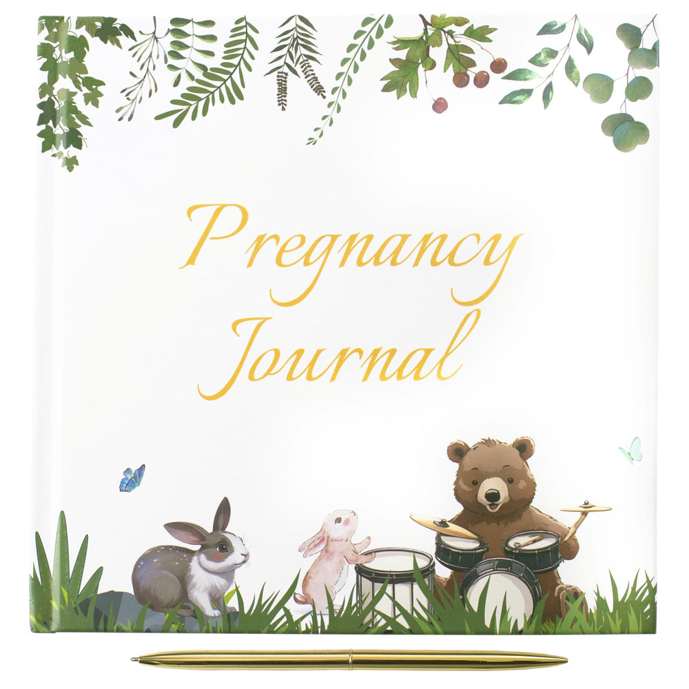 ELSTCAL pregnancy journal cover with durable hardcover for lasting memories