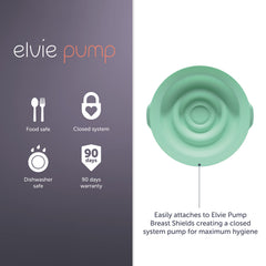 Elvie Breast Pump Seals packaging displays the 2-pack for convenient replacement.