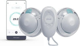 Elvie Stride 2 wearable breast pump in action, discreet hands-free pumping during daily activities