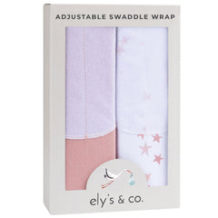 Close-up of 100% cotton fabric from Ely's & Co swaddles