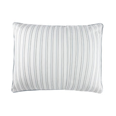 Blue dragonfly stripes pillowcase by Ely's & Co coordinates with crib sheets and nursery decor.