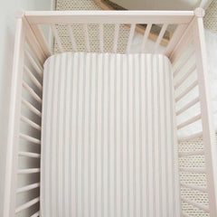 Ely's & Co. sheets with double-reinforced elastic stay securely on 28x52 beds.
