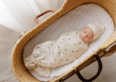 Ely's & Co. extra-large 47x47 swaddles provide roomy coverage for gentle swaddling.