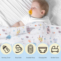 Elysirise soft baby bib included in boy gift basket