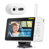 Elzeeo baby car camera wireless 1080p view keeps your infant in sight.