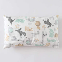 Emenpy pink Swan animal pattern sheet adds gentle color to nursery