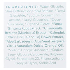 Emerita Feminine Cleansing Wash being applied for gentle cleansing and moisture.