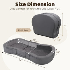 ENITYA toddler bed featuring safety rails for protection