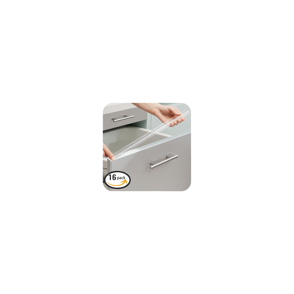 Enjaya cabinet door protector on edge, keeps surfaces pristine and protected