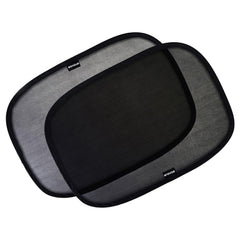 Enovoe baby car window shades installed on SUV window reducing glare