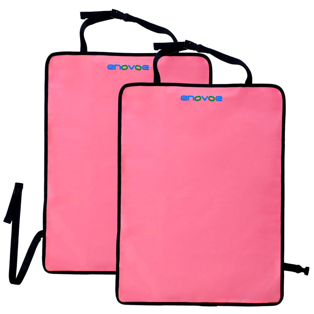 Enovoe Kick Mats set of 2 protects back seats from kids' dirt and scuffs.
