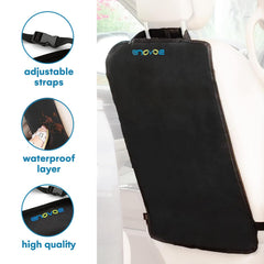 Enovoe Kick Mats universal-fit protects seat backs in cars and SUVs.