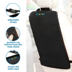 Enovoe waterproof back seat cover safeguards upholstery from mud and spills.