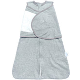 Enrich YLife Swaddle Sack front view highlights breathable cotton for gentle sleep.