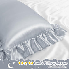 Entisn soft satin fabric feels smooth against toddler skin
