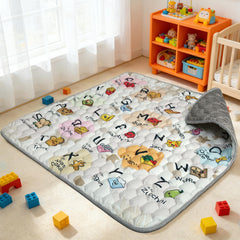 ENVTEK baby play mat with thick padding for comfy floor play