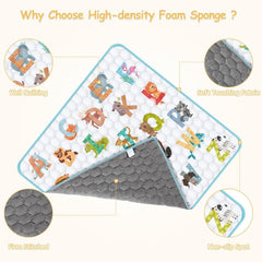 ENVTEK Play Mat offers spacious crawling area for exploration and movement.