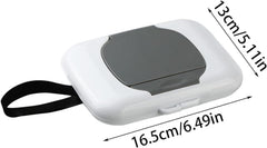 Enyolidimk moisture-lock feature maintains wipe freshness during travel
