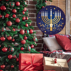 EODFFSGF Hanukkah gifts wooden decor ideal centerpiece or wall accent.