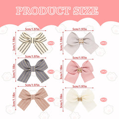 EPBRVV puppy hair bows with duckbill design stay put during play