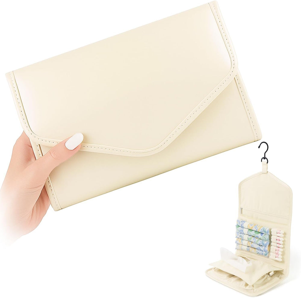 EPEDAL24 sanitary napkin storage bag main compartment keeps essentials organized on the go.