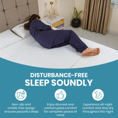 Epica bed pads absorption detail demonstrates rapid liquid capture and odor control.