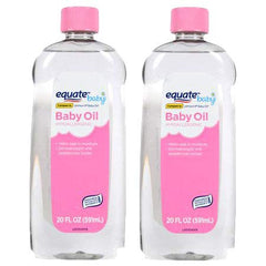 Equate Baby hypoallergenic oil bottle for gentle skin hydration
