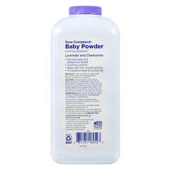 Equate lavender chamomile powder jar demonstrates easy, mess-free diaper-area application.