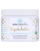 Era Organics Healing Ointment baby bottle on shelf, suggesting gentle skin protection.