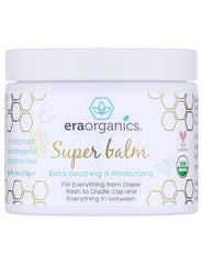 Era Organics Healing Ointment baby bottle on shelf, suggesting gentle skin protection.