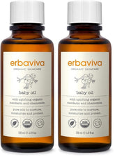 erbaviva baby oil pack of 2 visible packaging for gentle hydration