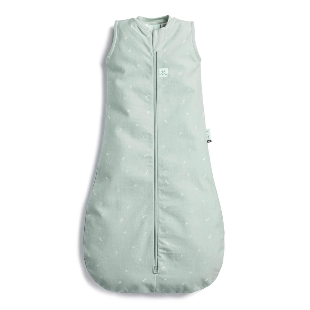 ErgoPouch arm-out sleep sack sage supports secure, arms-out sleep