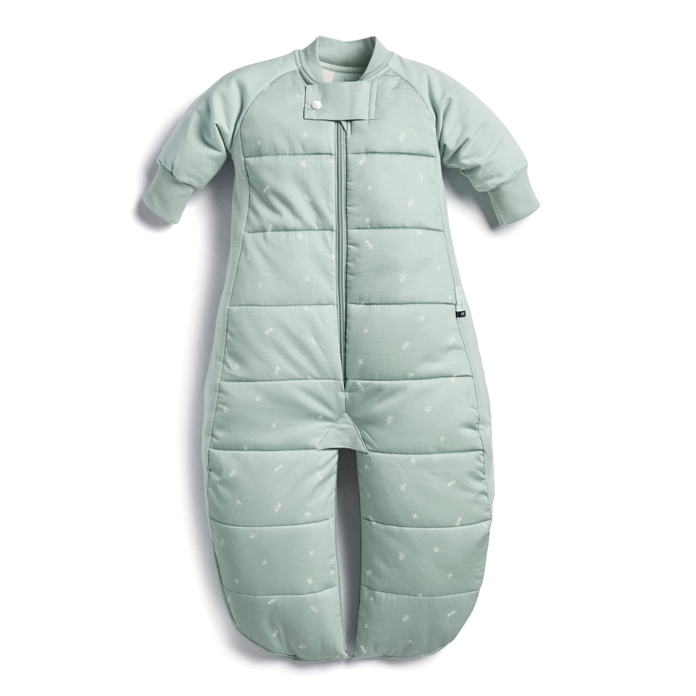 ergoPouch Sleep Suit Bag with zip design showing safe transitions from car seat to crib