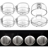 ESENHARBER stove knob covers angled view showing clear visibility for precise temp control