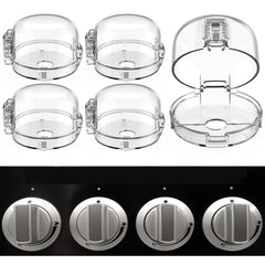 ESENHARBER stove knob covers angled view showing clear visibility for precise temp control