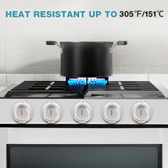 ESENHARBER stove knob covers clear-view design aids precise knob readings