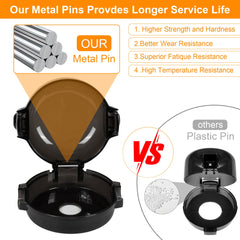 Designed for knobs with diameter under 2.4 inches for broad compatibility.