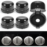 ESENHARBER stove knob safety cover closeup keeps controls visible for safe adjustment.