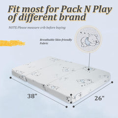ESJAYING dual-sided foam core offers adaptable support for infants and toddlers