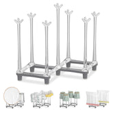 EsLuker.ly baby bottle drying rack foldable design for compact counter drying