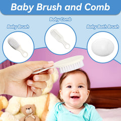 Esonto brush and comb closeup for gentle baby hair care