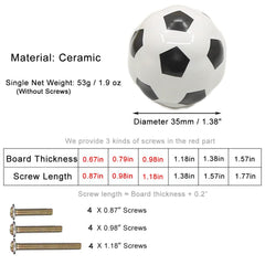 ESreake ceramic knob with glossy finish for durable cabinet hardware.
