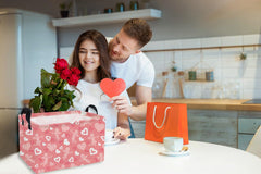 Essme canvas storage rectangle love bin ideal for shelves