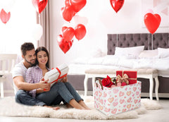 Essme Dreamy Heart basket with cotton rope handles for comfortable daily transport